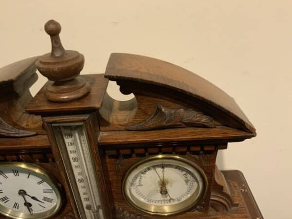Weather Station & Clock in Oak case Miscellaneous 9