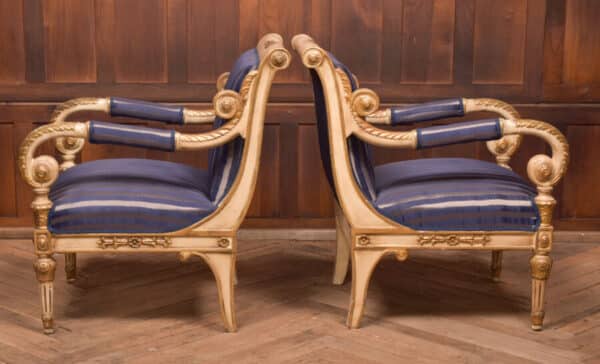 Pair Of Empire Style Armchairs SAI2465 - Image 9