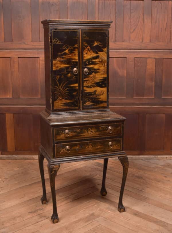 Edwardian Chinoiserie Cabinet SAI2463 Antique Cupboards 3
