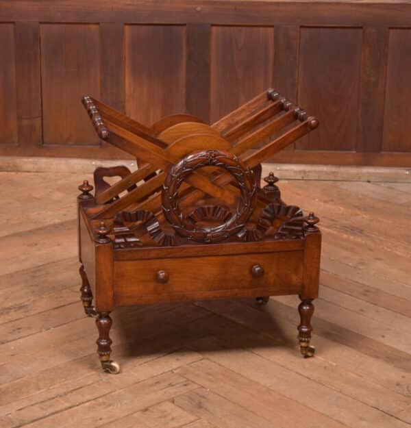 Victorian Walnut Canterbury SAI2457 Antique Furniture 11