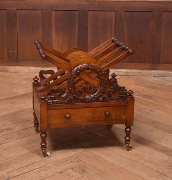 Victorian Walnut Canterbury SAI2457 - Image 9