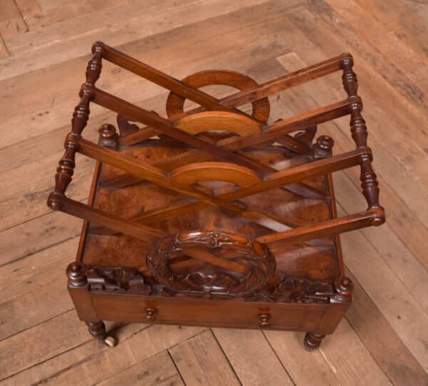 Victorian Walnut Canterbury SAI2457 - Image 8