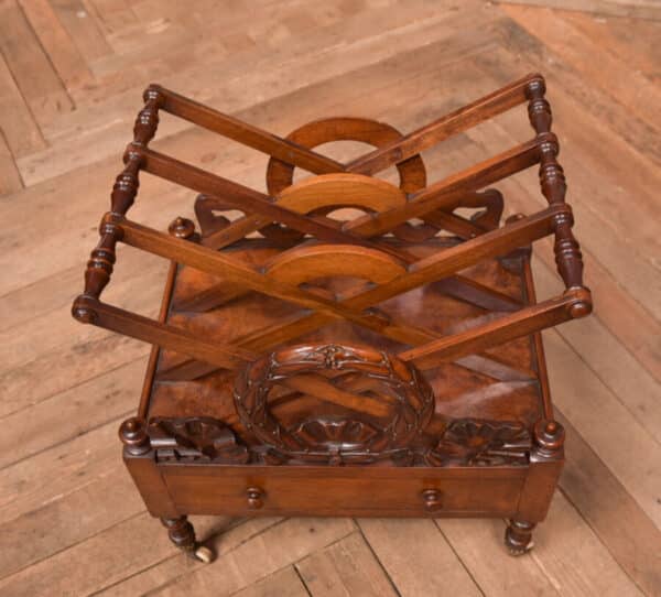 Victorian Walnut Canterbury SAI2457 Antique Furniture 9