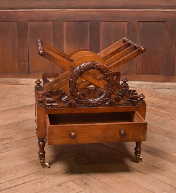 Victorian Walnut Canterbury SAI2457 - Image 5
