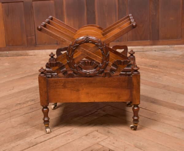 Victorian Walnut Canterbury SAI2457 Antique Furniture 5