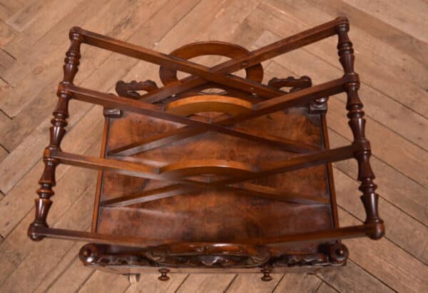 Victorian Walnut Canterbury SAI2457 - Image 12