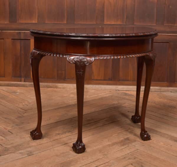 Edwardian Demi Lune Fold Over Table SAI2459 - Image 4