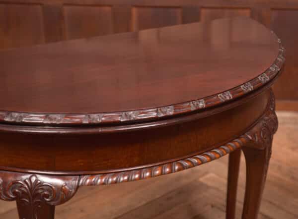 Edwardian Demi Lune Fold Over Table SAI2459 Antique Tables 7