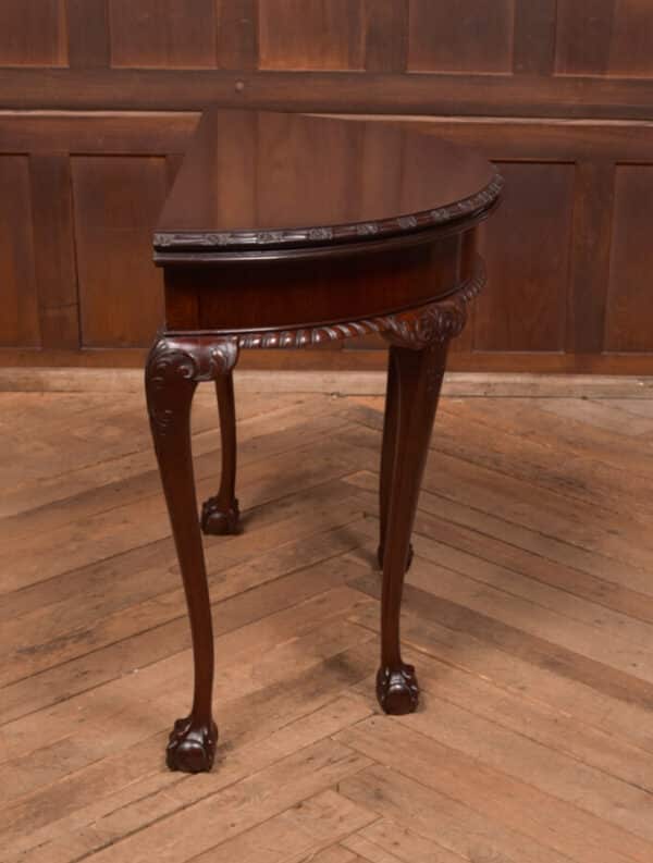Edwardian Demi Lune Fold Over Table SAI2459 - Image 12