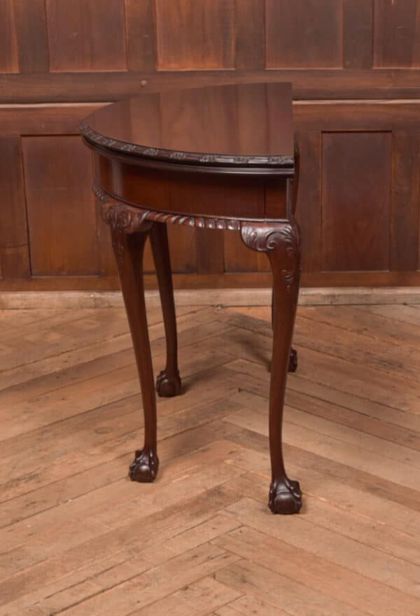 Edwardian Demi Lune Fold Over Table SAI2459 - Image 10