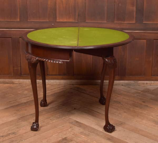 Edwardian Demi Lune Fold Over Table SAI2459 - Image 8