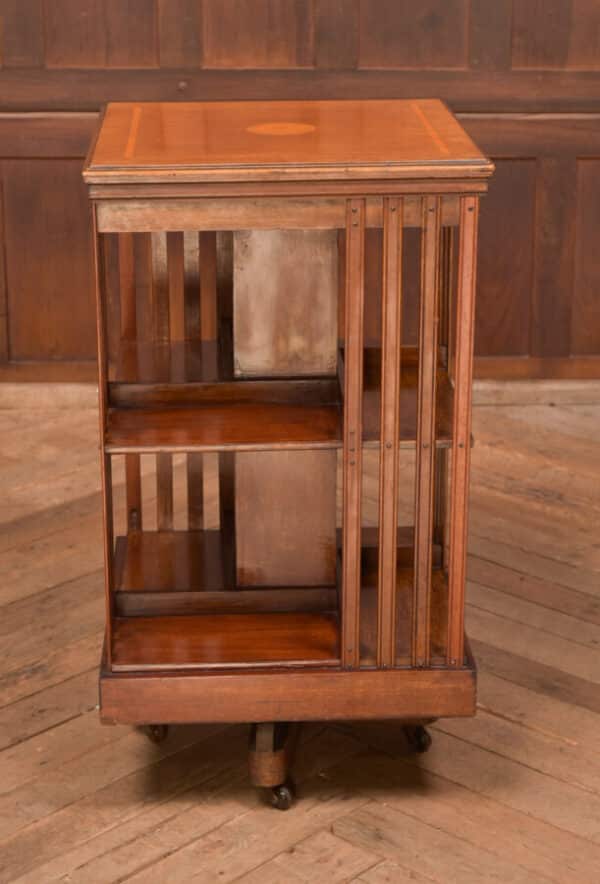 Edwardian Revolving Bookcase SAI2456 Antique Bookcases 7