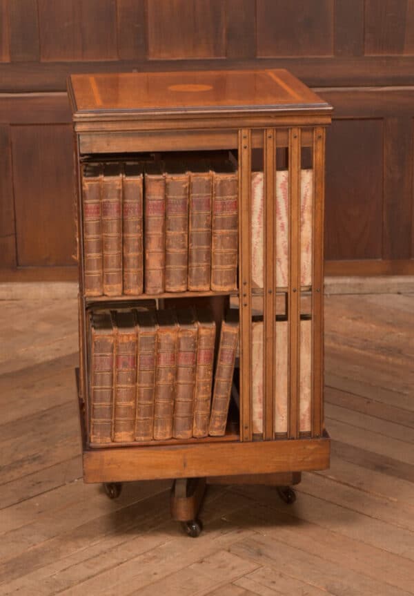 Edwardian Revolving Bookcase SAI2456 Antique Bookcases 5