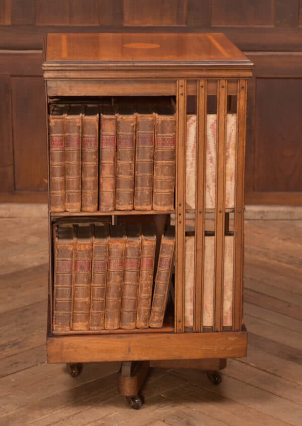 Edwardian Revolving Bookcase SAI2456 Antique Bookcases 3