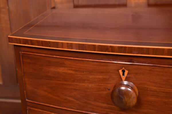 Victorian Bowfront Chest Of Drawers SAI2460 - Image 5