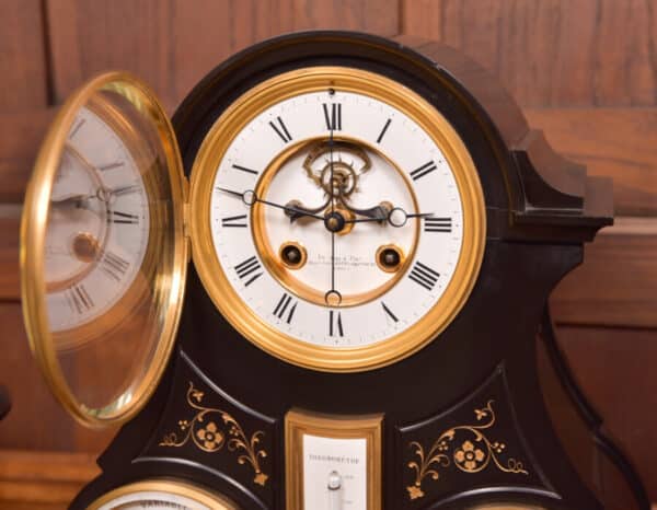 French 3pc Clock Set By Le Roy Et Fils Of Paris SAI2464 - Image 8