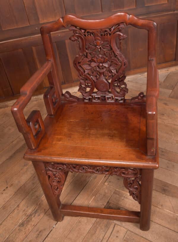 Chinese Lacquered Arm Chair SAI2469 - Image 8