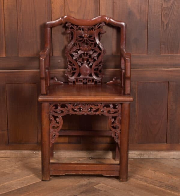Chinese Lacquered Arm Chair SAI2469 - Image 3
