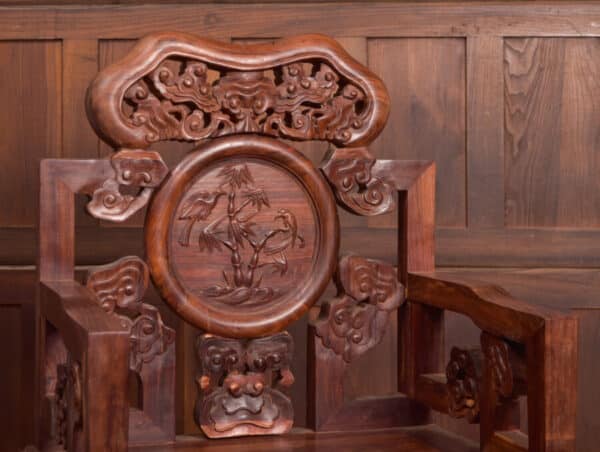 Chinese Hardwood Arm Chair SAI2472 - Image 11