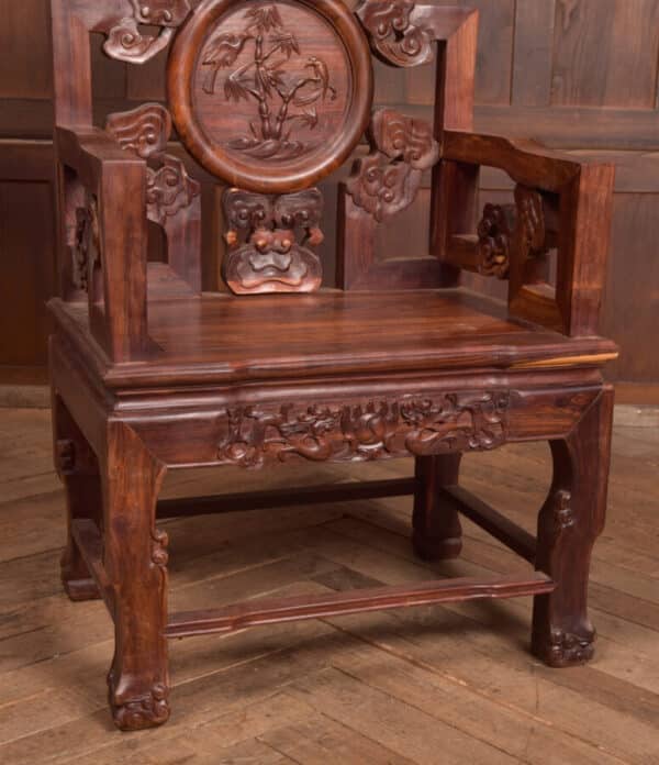 Chinese Hardwood Arm Chair SAI2472 - Image 5