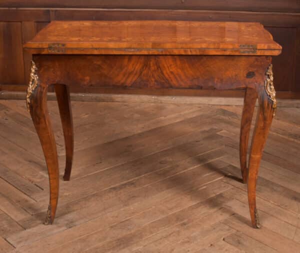 Victorian Walnut Card Table SAI2491 - Image 13