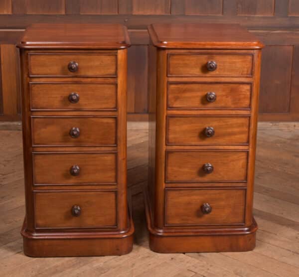 Pair Of Mahogany Victorian Bedside Cabinets SAI2488 Antique Chest Of Drawers 14