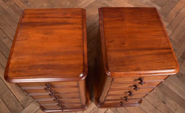 Pair Of Mahogany Victorian Bedside Cabinets SAI2488 Antique Chest Of Drawers 13