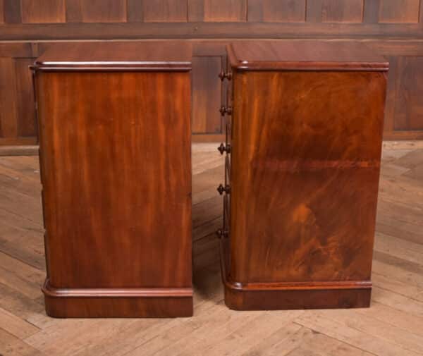 Pair Of Mahogany Victorian Bedside Cabinets SAI2488 Antique Chest Of Drawers 10