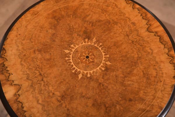 Victorian Walnut Occasional Table SAI2490 - Image 5