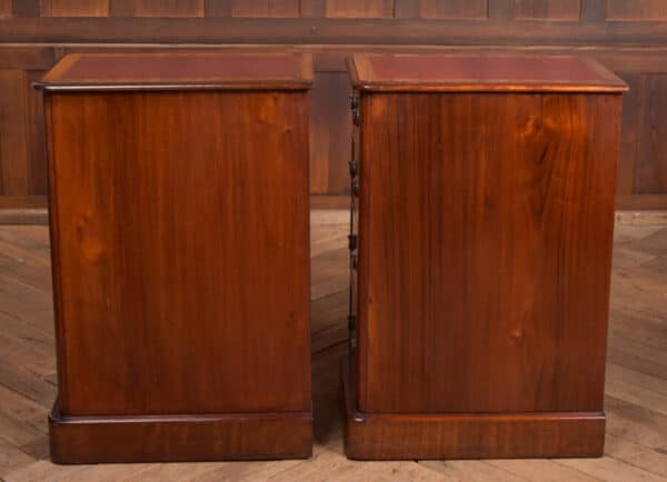 Pair Of Victorian Mahogany Bedside Drawers SAI2493 Antique Chest Of Drawers 10
