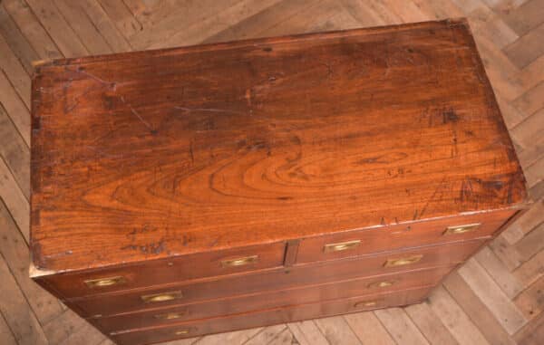 Teak Campaign Chest SAI2502 Antique Chest Of Drawers 11