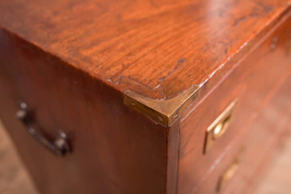 Teak Campaign Chest SAI2502 Antique Chest Of Drawers 10