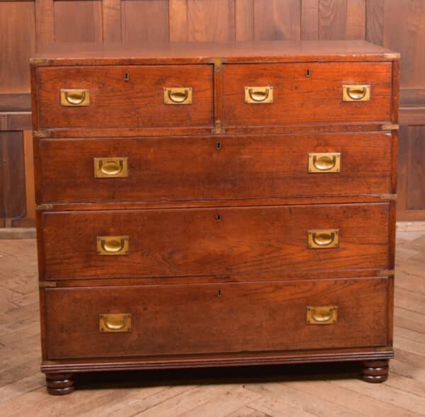 Teak Campaign Chest SAI2502 Antique Chest Of Drawers 7