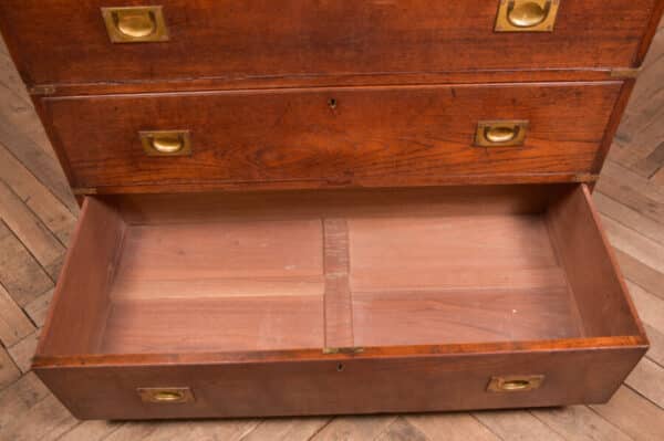 Teak Campaign Chest SAI2502 Antique Chest Of Drawers 6