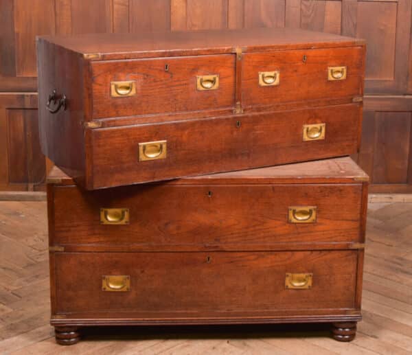 Teak Campaign Chest SAI2502 Antique Chest Of Drawers 17