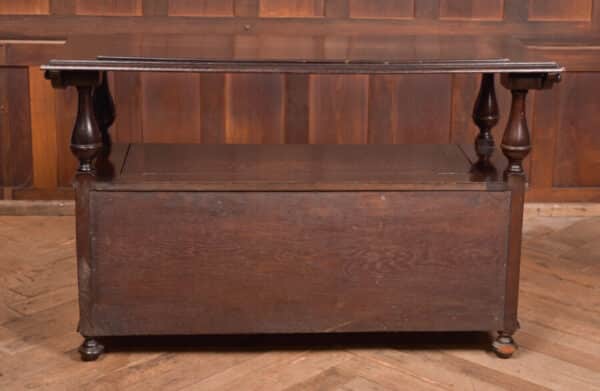 Edwardian Oak Monk Bench SAI2503 - Image 18