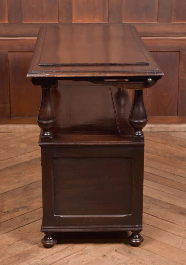 Edwardian Oak Monk Bench SAI2503 - Image 19