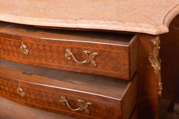 Marble Top Rosewood Commode/ Chest Of Drawers SAI2511 - Image 3
