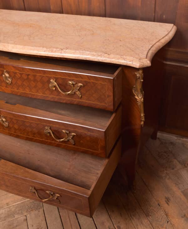 Marble Top Rosewood Commode/ Chest Of Drawers SAI2511 Antique Chest Of Drawers 18