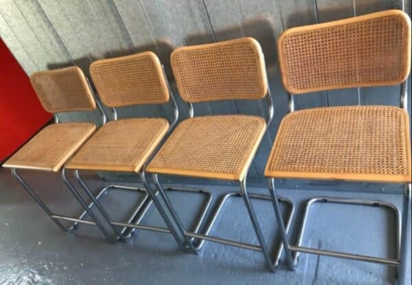 Set of 4 Vintage 20th century chairs Antique Chairs 3