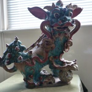 Antique Chinese sculpture- Foo dog Antique Sculptures