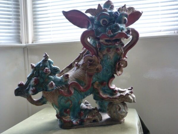 Antique Chinese sculpture- Foo dog