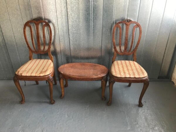 Antique Hall Chairs - Image 2
