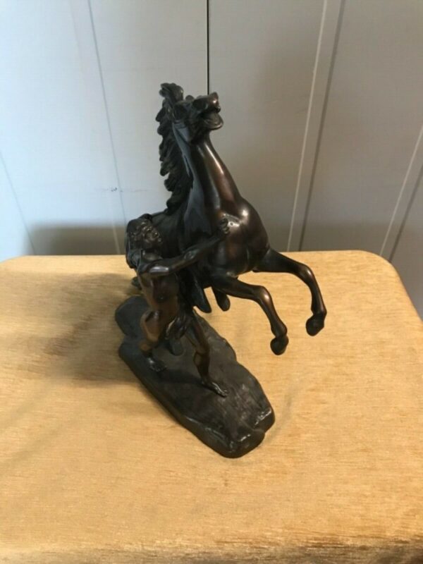 Antique Marley Horses Bronze Antique Sculptures 4