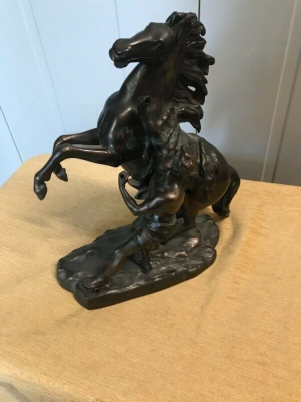 Antique Marley Horses Bronze Antique Sculptures 8