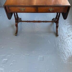 Antique Regency Sofa Table Dark Mahogany Antique Tables