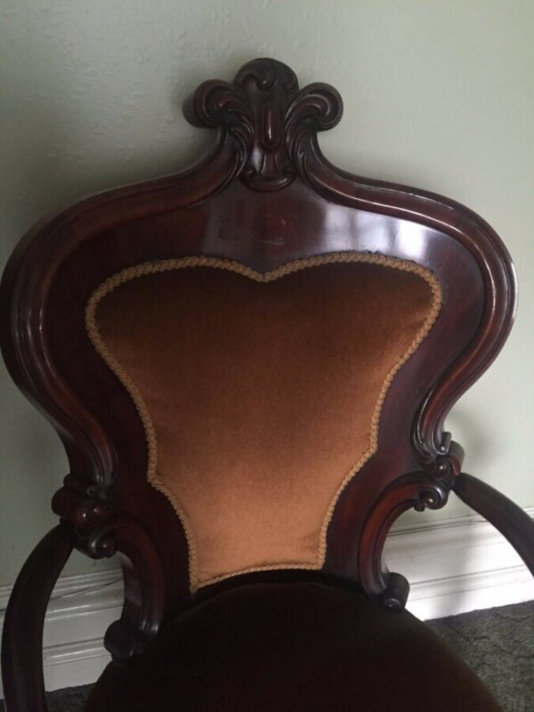 Antique Library Chair 19th Century Antique Chairs 5