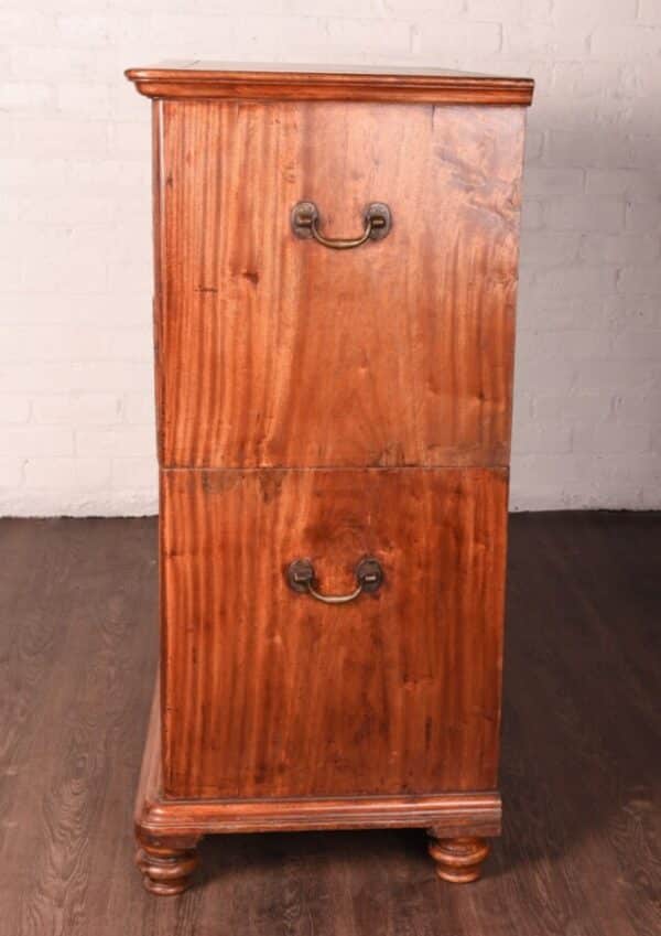 Camphor Wood Campaign Chest Of Drawers SAI1052 - Image 10