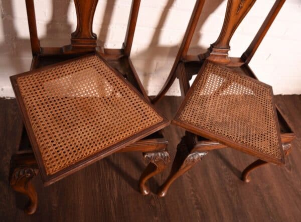 Pair Of Walnut Bergere Hall Chairs SAI1069 - Image 2