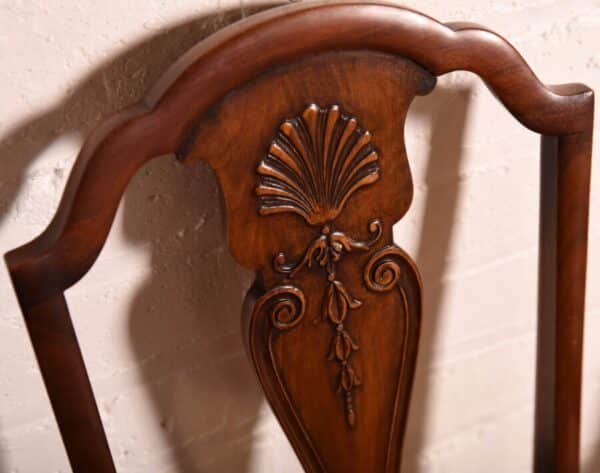 Pair Of Walnut Bergere Hall Chairs SAI1069 - Image 8